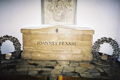 De graftombe van paus Johannes XXIII