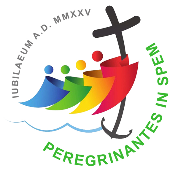 Het logo van het Heilig Jaar 2025