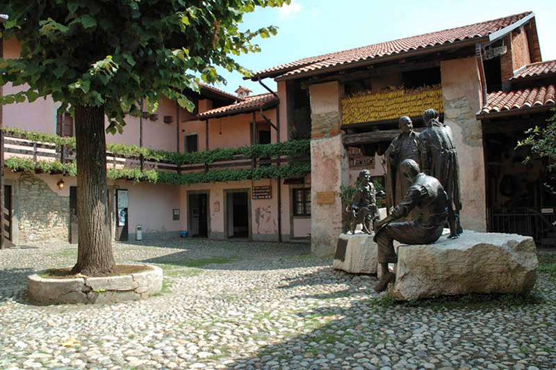 Het geboortehuis van Angelo Roncalli in Sotto il Monte